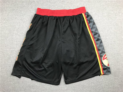 Men's Atlanta Hawks Black Basketball Retro Shorts
