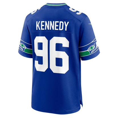 Cortez Kennedy Seattle Seahawks Nike Throwback Retired   Game Jersey - Royal