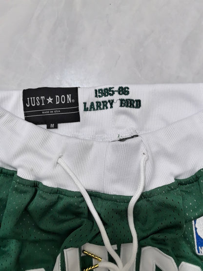 JUST DON Boston Celtics Pocket Shorts