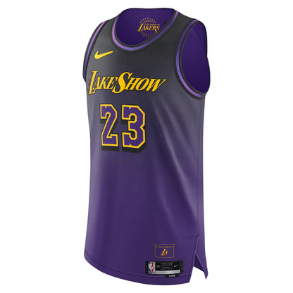 Men's Los Angeles Lakers LeBron James Purple 2024/25  Player Jersey - City Edition