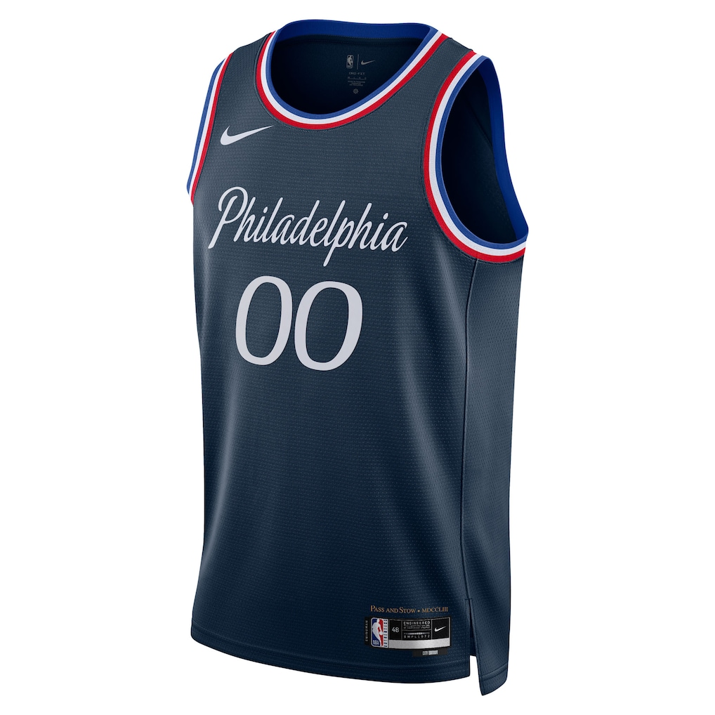 Philadelphia 76ers Nike Navy 2025/26 City Edition Swingman Custom Jersey