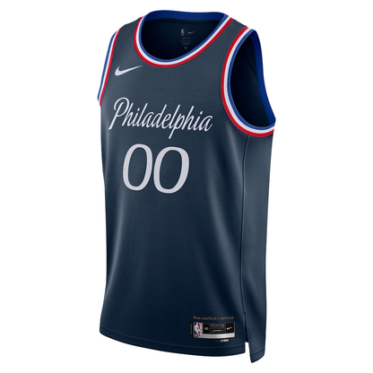 Philadelphia 76ers Nike Navy 2025/26 City Edition Swingman Custom Jersey