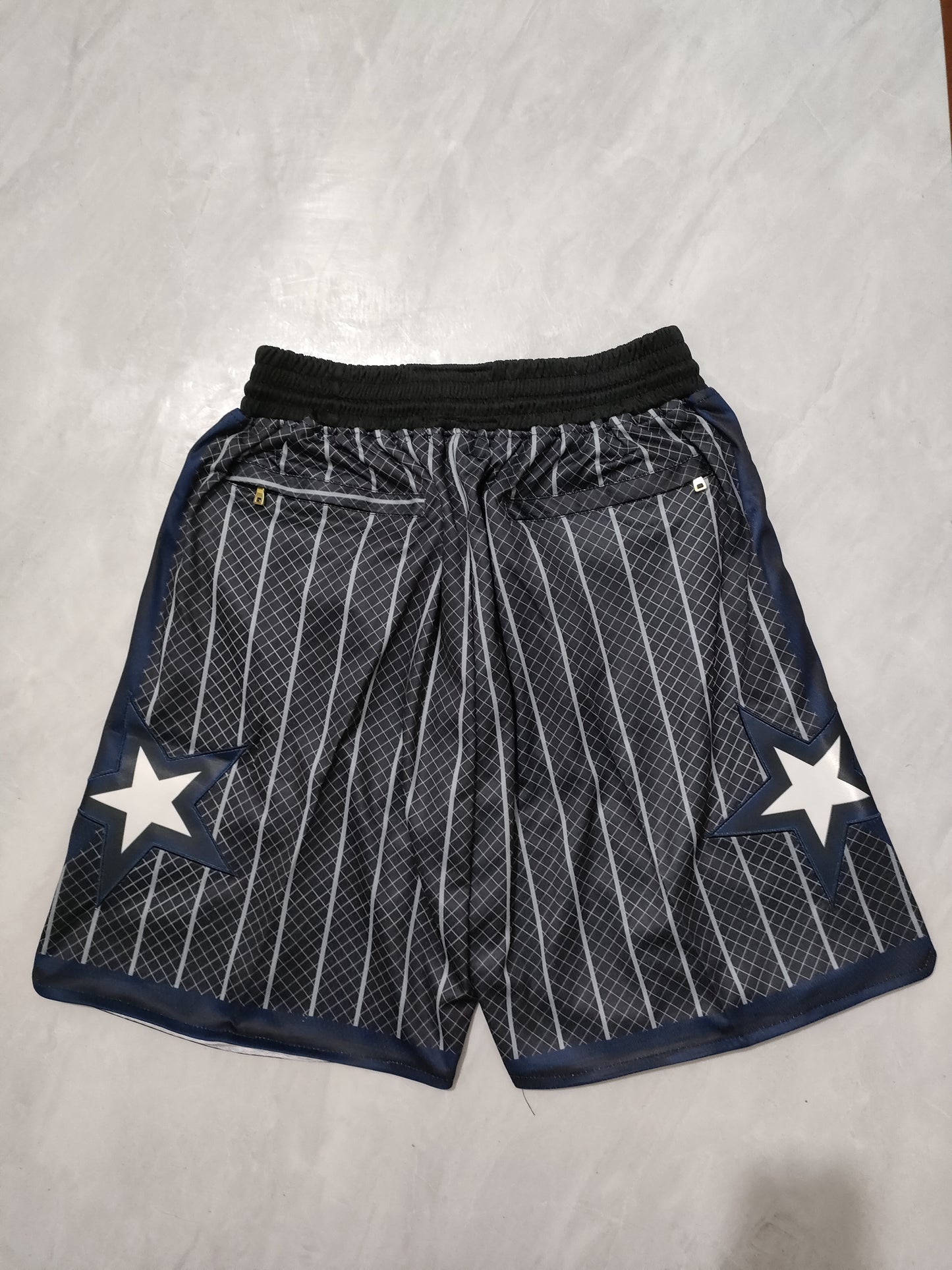 Orlando Magic 2023 Black Striped Pocket Shorts