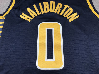 Indiana Pacers Tyrese Haliburton #0 City Edition Swingman Jersey - Embroidered