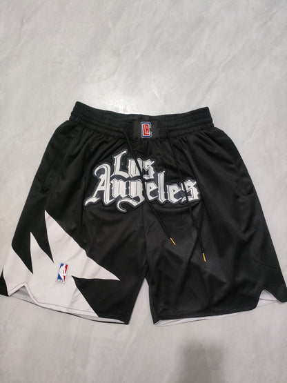 Los Angeles Clippers Black Statement Edition Pocket Shorts