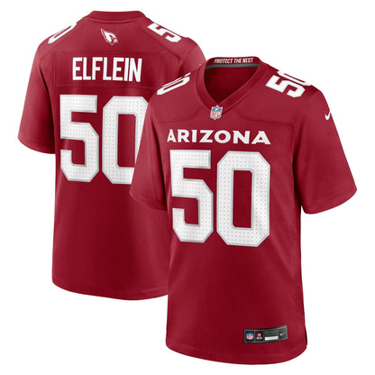 Pat Elflein Arizona Cardinals Nike Team Game Jersey -  Cardinal