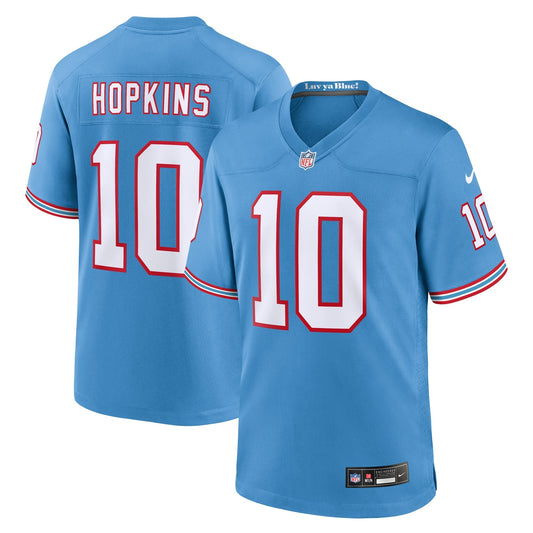 DeAndre Hopkins Tennessee Titans Nike Oilers Throwback   Game Jersey - Light Blue