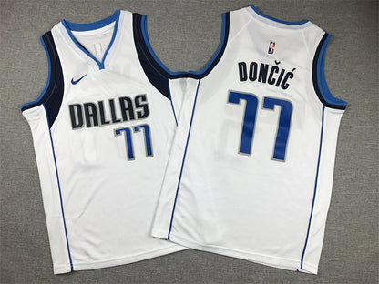 Youth Luka Dončić Dallas Mavericks #77 Embroidered  Jersey