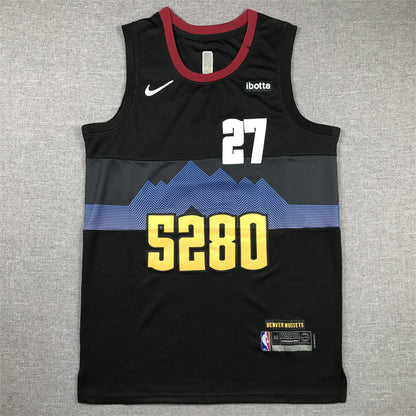 Denver Nuggets Jamal Murray #27 2024 City Edition — Embroidered Jersey