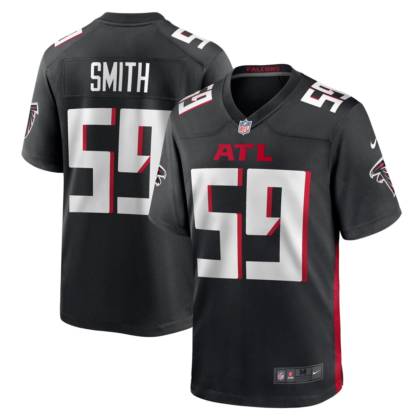 Andre Smith Atlanta Falcons Nike  Game Jersey -  Black