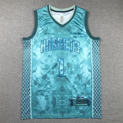 Charlotte Hornets LaMelo Ball #1 City Edition - Embroidered Jersey
