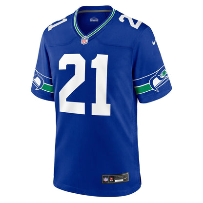 Devon Witherspoon Seattle Seahawks Nike Throwback   Game Jersey - Royal