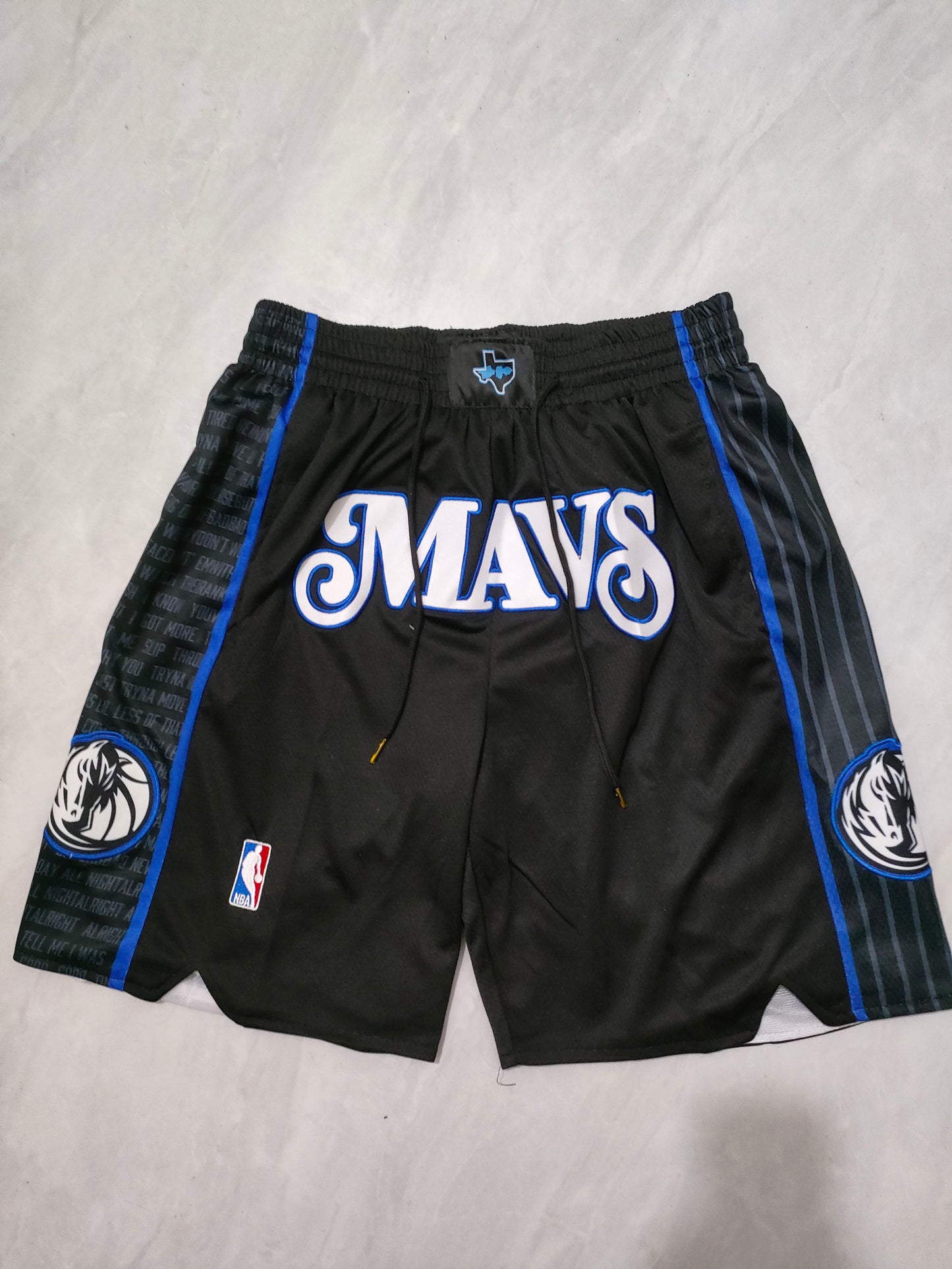 JUST DON Dallas Mavericks 2024 City Edition Pocket Shorts