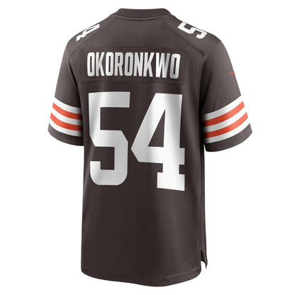 Ogbonnia Okoronkwo Cleveland Browns Nike Game   Jersey - Brown