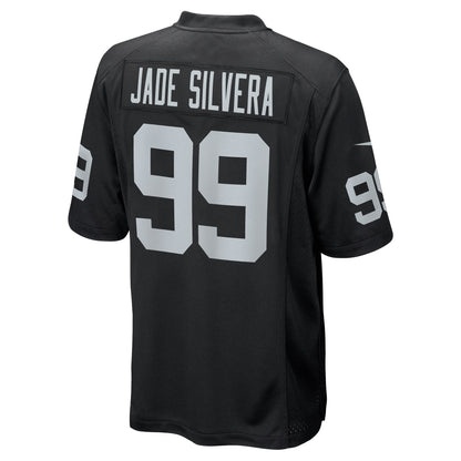 Nesta Jade Silvera Las Vegas Raiders Nike Team Game Jersey -  Black