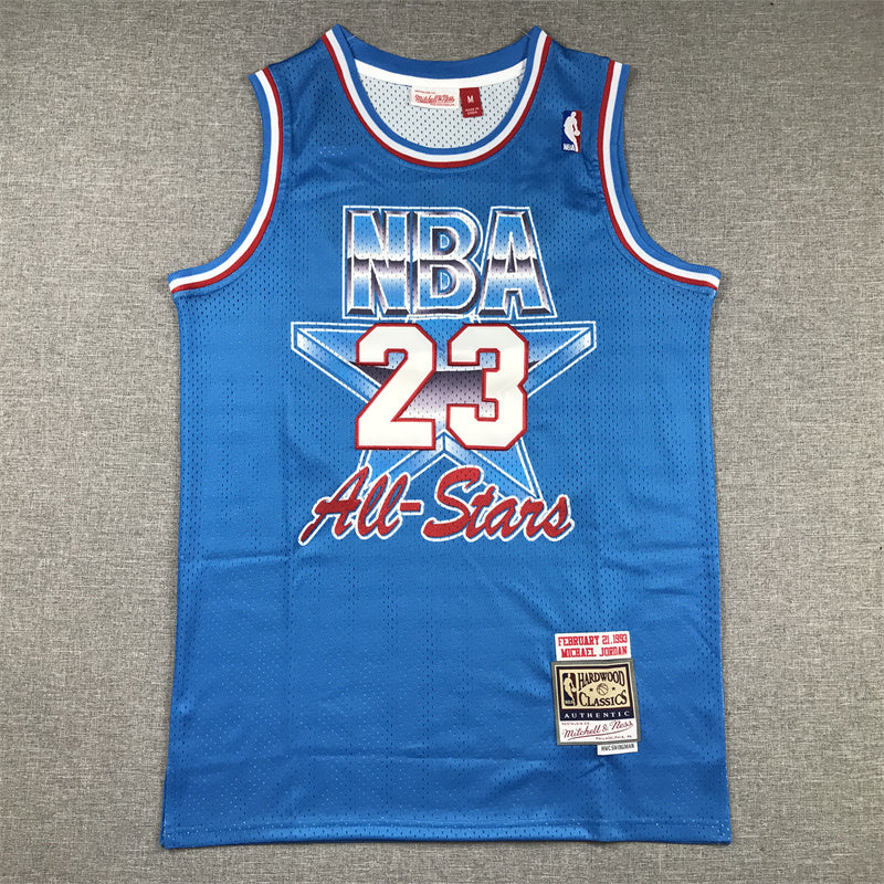 Chicago Bulls Michael Jordan #23 1993 All-Star Throwback — Embroidered