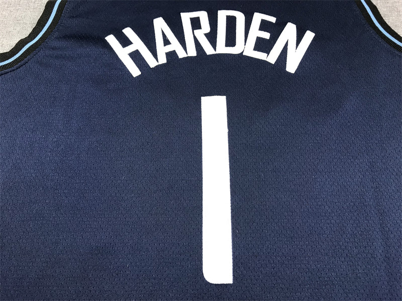 Men's LA Clippers james Harden #1 Navy2023/24 Swingman jersey - City Edition