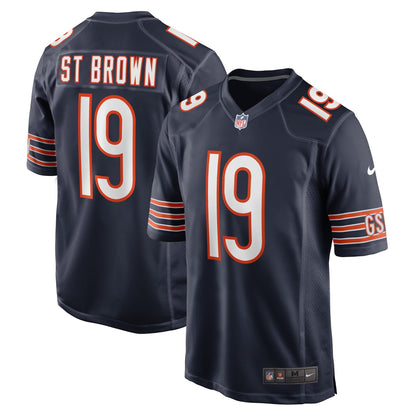 Equanimeous St. Brown Chicago Bears Nike Game   Jersey - Navy