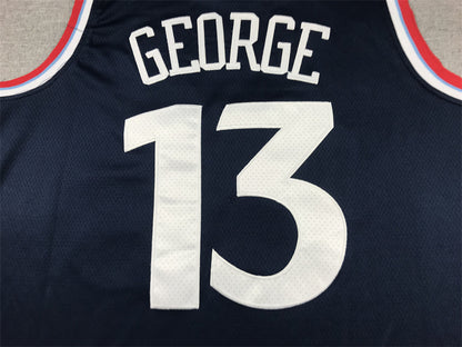 Men's LA Clippers Paul George #13 Navy Swingman Jersey