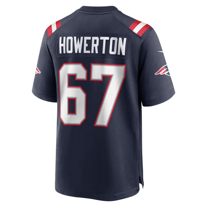 Hayden Howerton New England Patriots Nike Home Game   Jersey - Navy