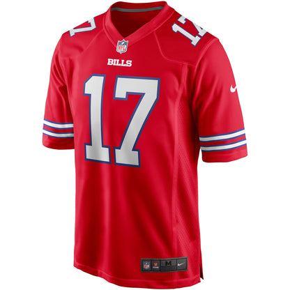 Josh Allen Buffalo Bills Nike Alternate Game   Jersey - Red
