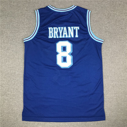 Kobe Bryant #8 Los Angeles Lakers 1996-97 Throwback Embroidered Jersey