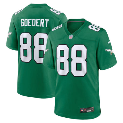 Dallas Goedert Philadelphia Eagles Nike Alternate Game   Jersey - Kelly Green