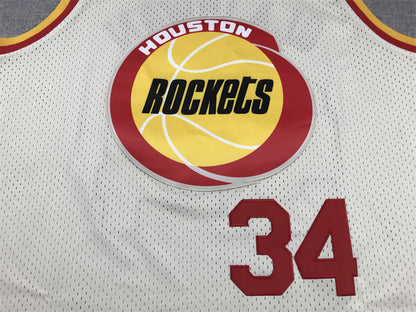 Houston Rockets  #34 Olajuwon White MN