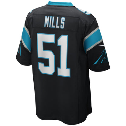 Sam Mills Carolina Panthers Nike Game Retired   Jersey - Black