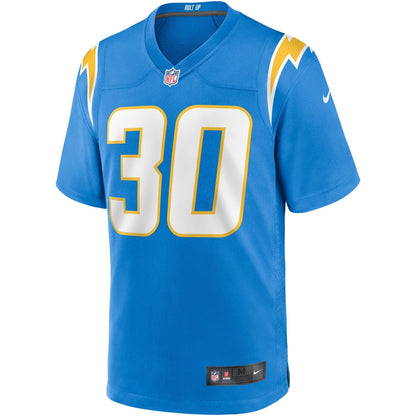 Austin Ekeler Los Angeles Chargers Nike Game   Jersey - Powder Blue