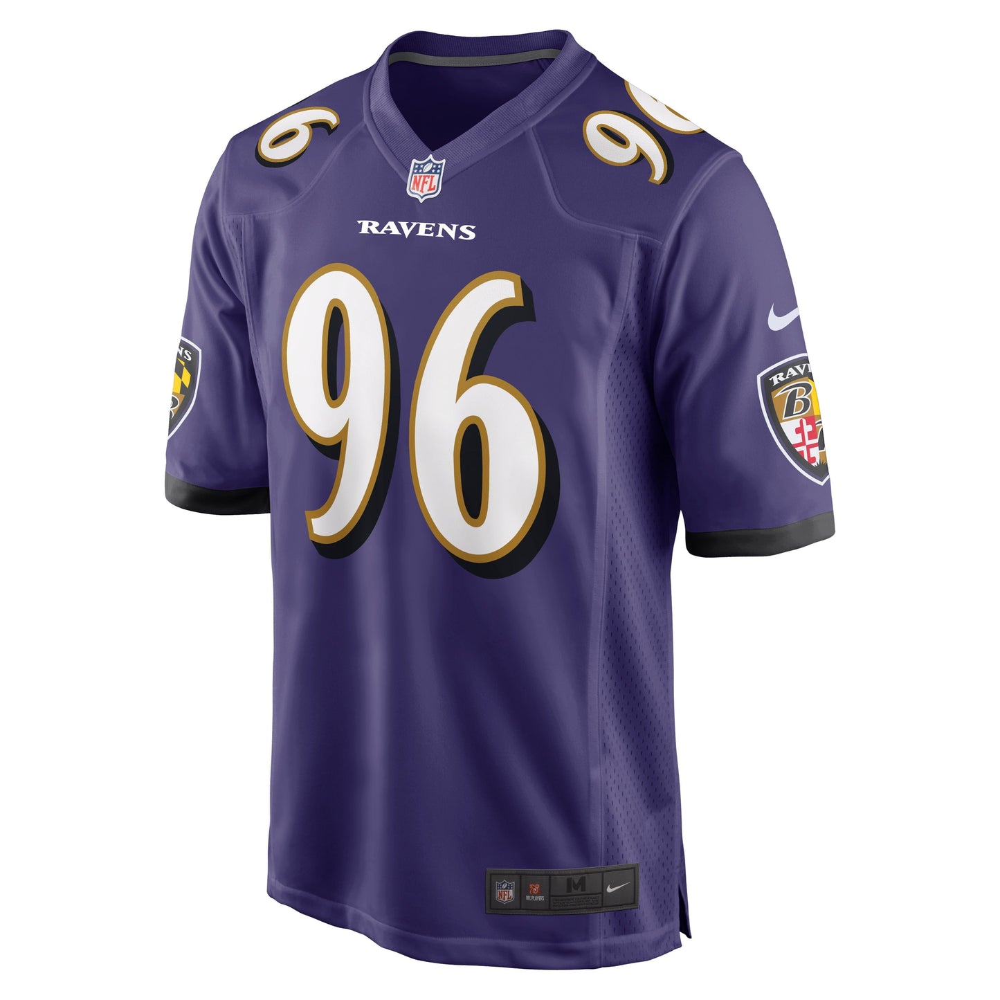 Broderick Washington Baltimore Ravens Nike Game   Jersey - Purple