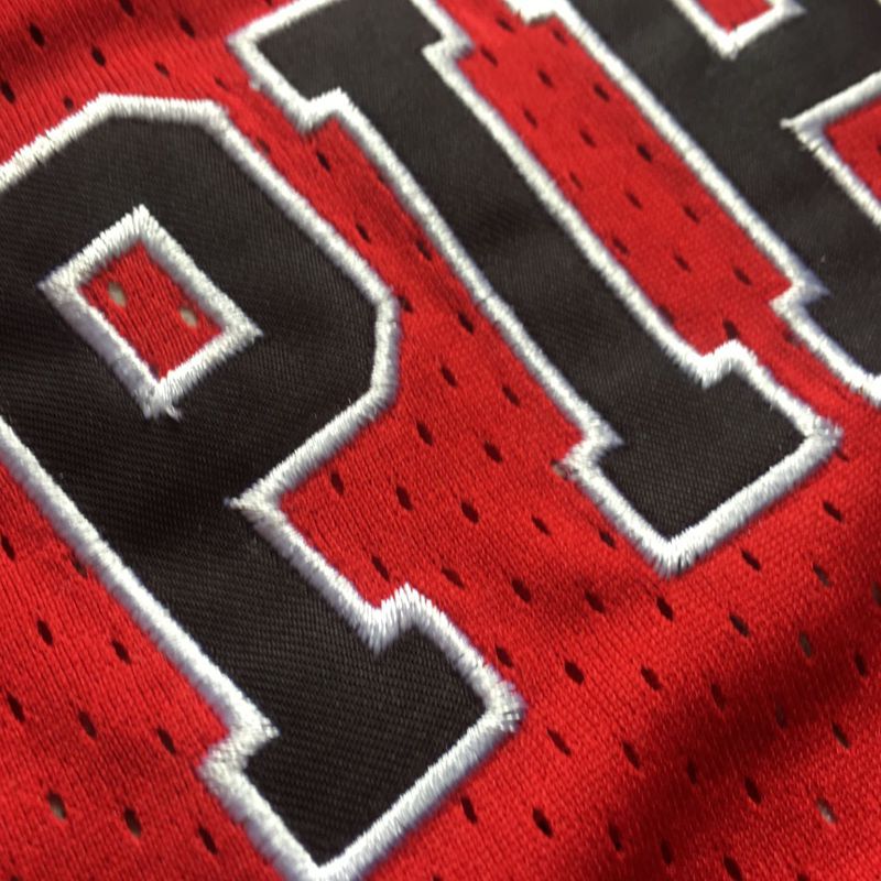 Chicago Bulls Scottie Pippen Thorwback Red Jersey