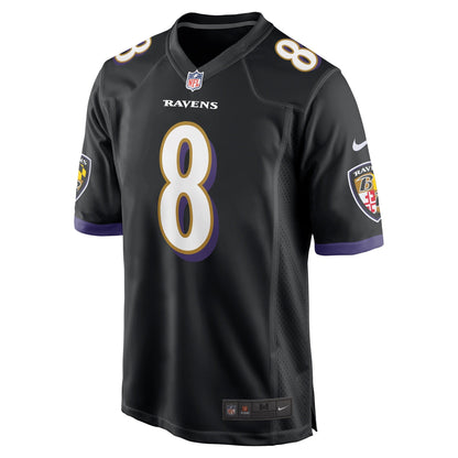Lamar Jackson Baltimore Ravens Nike Alternate Game Jersey -  Black