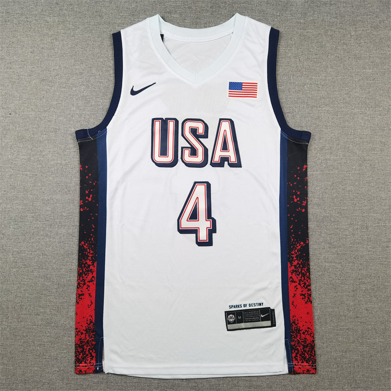 Youth Stephen Curry #4 Embroidered Jersey
