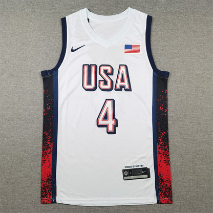 Youth Stephen Curry #4 Embroidered Jersey