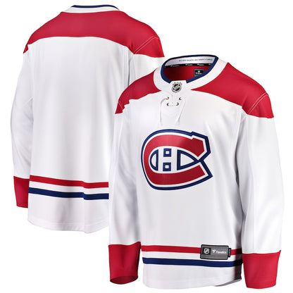 Montreal Canadiens Breakaway Away Blank Jersey - White