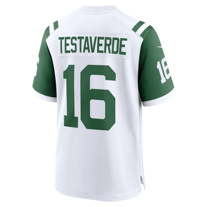 Vinny Testaverde New York Jets Nike Classic Alternate Retired   Game Jersey - White