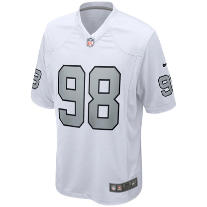Maxx Crosby Las Vegas Raiders Nike Alternate Game Jersey - White