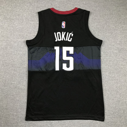 Youth Nikola Jokić Denver Nuggets #15 City Edition Embroidered  Jersey