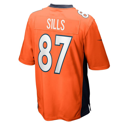 David Sills Denver Broncos Nike Team Game Jersey -  Orange