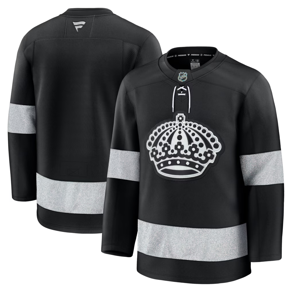 Men's Los Angeles Kings  Black Alternate Premium Blank Jersey