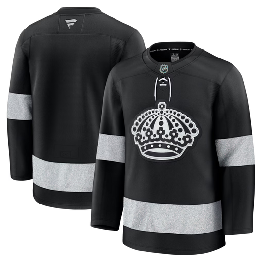 Men's Los Angeles Kings  Black Alternate Premium Blank Jersey