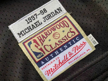 Michael Jordan Chicago Bulls 23 Black Thorwback Jersey