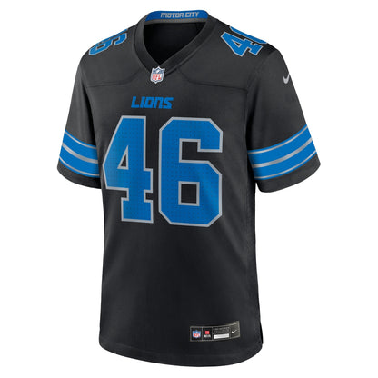 Jack Campbell Detroit Lions Nike 2nd Alternate Game Jersey - Black