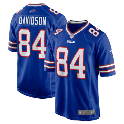 Zach Davidson Buffalo Bills Nike Game   Jersey - Royal