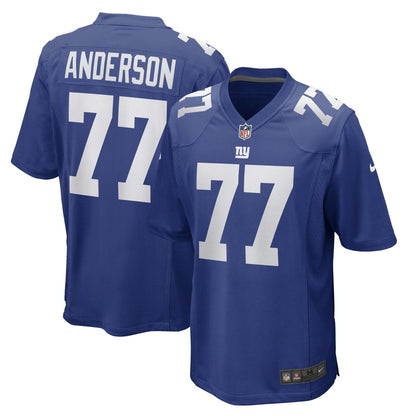 Jack Anderson New York Giants Nike Game   Jersey - Royal