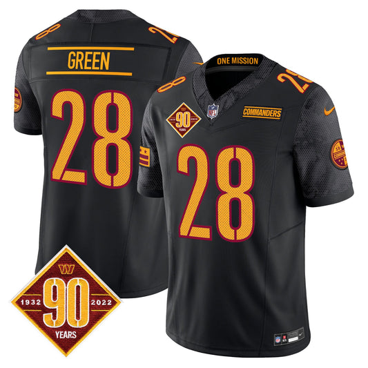 Men’s Washington Commanders 90th Anniversary Vapor Limited Jersey V4 – All Stitched