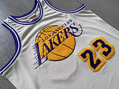 LeBron James Los Angeles Lakers  White 23 MN