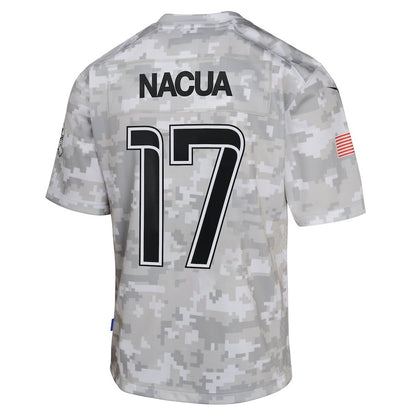 Puka Nacua #17 Los Angeles Rams Arctic Camo 2024 Salute to Service YOUTH Jersey - National Football League 2024
