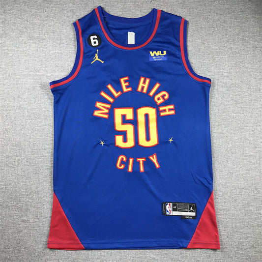 Denver Nuggets Aaron Gordon #50 2023 City Edition – Embroidered Jersey